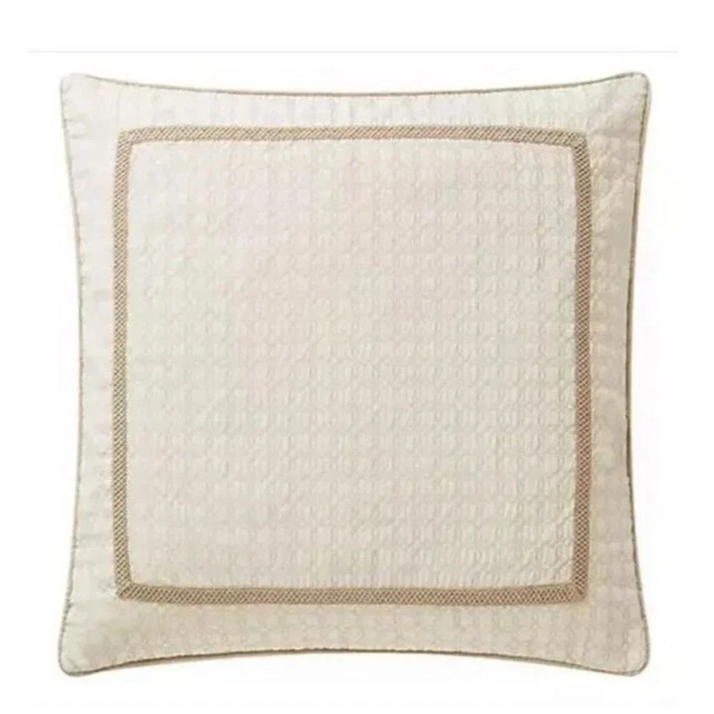 Waterford Luxury Annalise Pillow Euro Sham Gold Shams 26x26